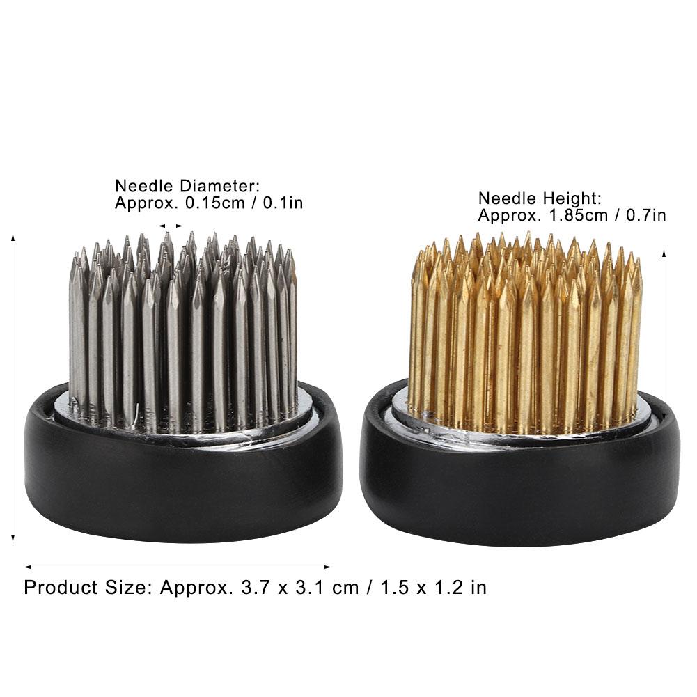 2Pcs Copper Stainless Steel Round Shape Flower Kenzan Needle Flower Arrangement Accessory Tool