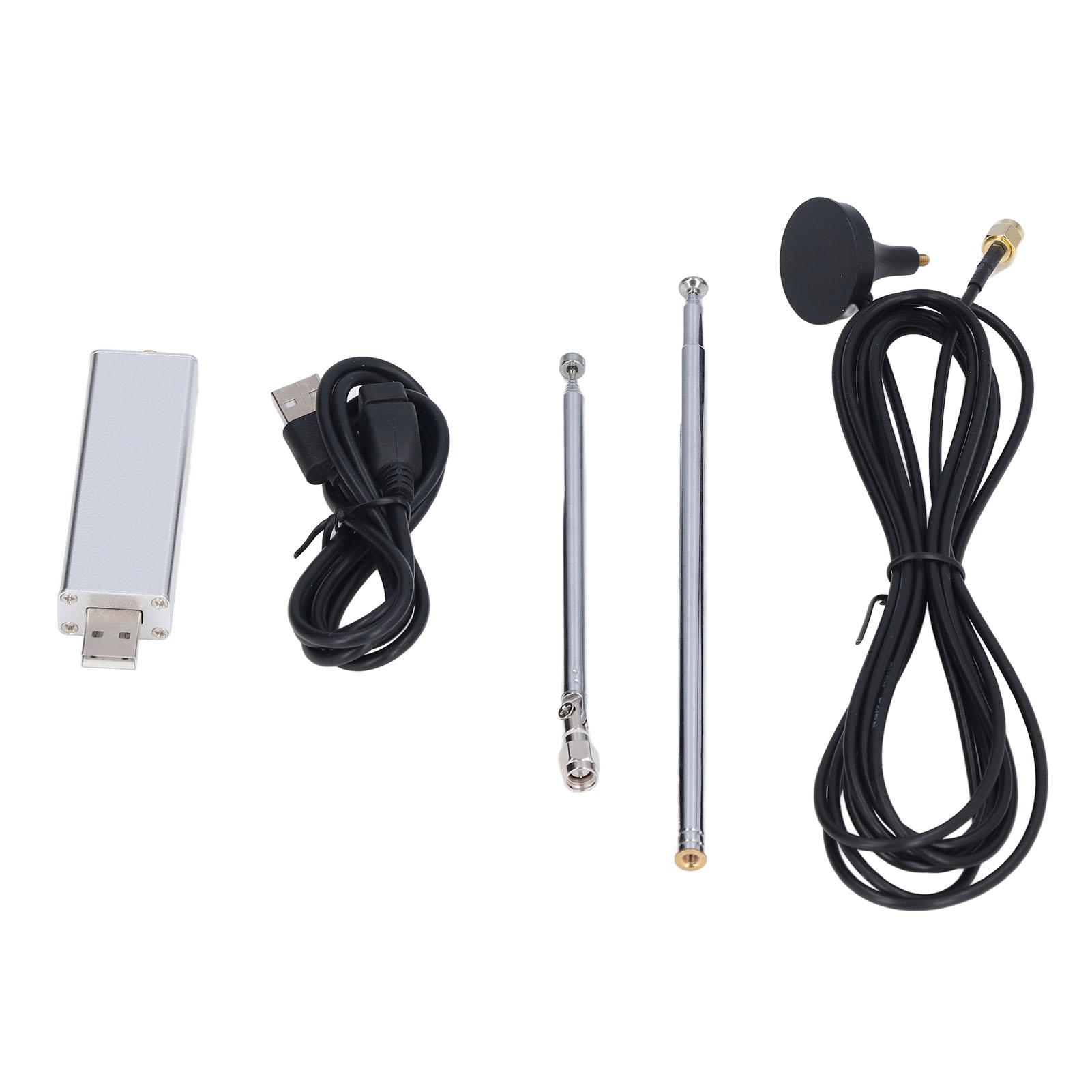 

100КГц1,7 ГГц полнодиапазонный программный приемник SDR комплект антенн TCXO температурная компенсация