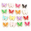 20pcs Small Enamel Butterfly Charms Pendant 10x13mm Alloy DIY Jewelry Making Accessories Findings for Necklace Bracelet Earrings