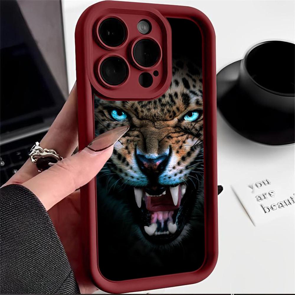 

N96 Тигровые глаза дизайн Мягкие чехлы для телефонов с ангельскими глазками для Samsung A54 A34 A13 A14 S23 S24 Ultra S20 FE Xiaomi Redmi Note 13 12C Противоударный чехол Redmi Note 13 Pro 4G