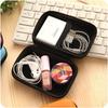 Elegant Mini Zipper Earphone Bag With Mesh Pocket And High Quality Eva Material For Safe Travel