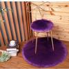 30/40/45cm Soft Plush Seat Cushion Round Area Rug Floor Mat Chair Cushion 1pcs