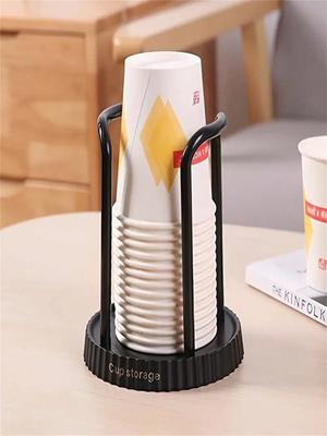 Desktop-Becherhalter im japanischen Stil - Perfekt für Zuhause, Bar, Milchtee- & Kaffeeläden - Langlebiger Kunststoff, kein Strom benötigt
