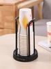 Japanese-Inspired Desktop Cup Holder - Perfect for Home, Bar, Milk Tea & Coffee Shops - Durable Plastic, No Power Needed