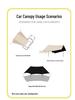 Portable Car Roof Sunshade & Rainproof Camping Canopy Tent