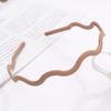 Matte Morandi Wave Hairband for Women: Versatile Sawtooth Clip for Makeup, Face Washing, Secure Hold for Fine Hair.