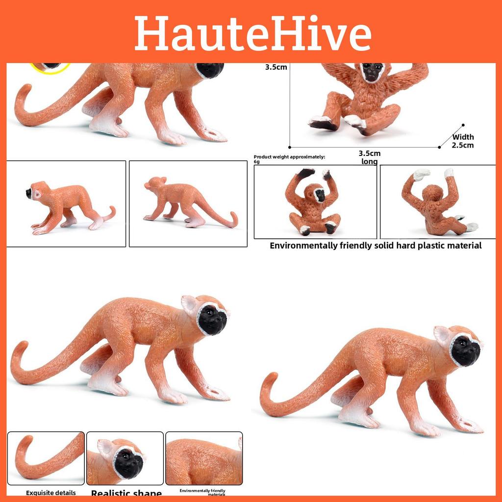 Saimiri Sciureus Monkey Animal Figure With Durable Plastic Material For Young Children