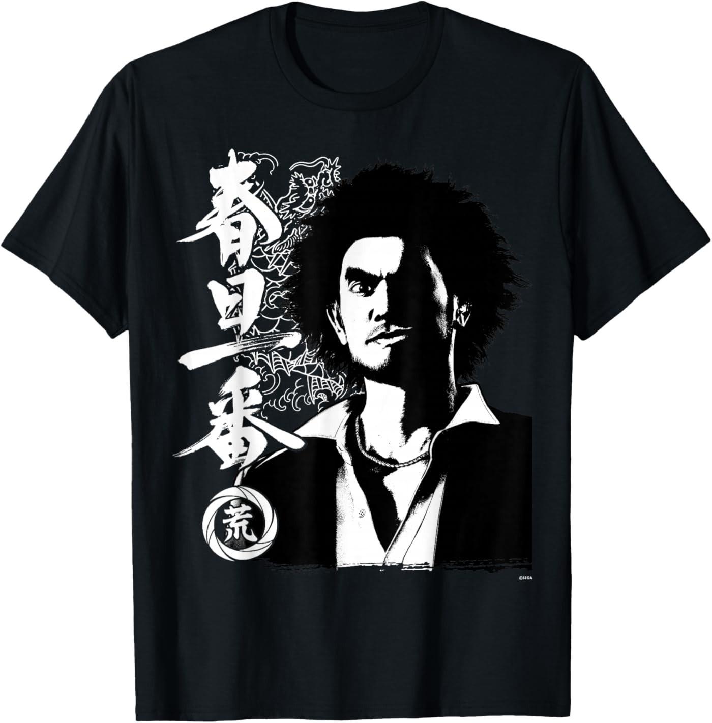 ( 2 Side ) Like a Dragon Yakuza Ichiban Kasuga Tattoo T-Shirt S разноцветный