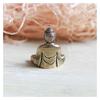 1 Pcs New Mini Portable Vintage Brass Buddha Statue Pocket Sitting Buddha Figure Sculpture Home Office Desk Decorative Ornament
