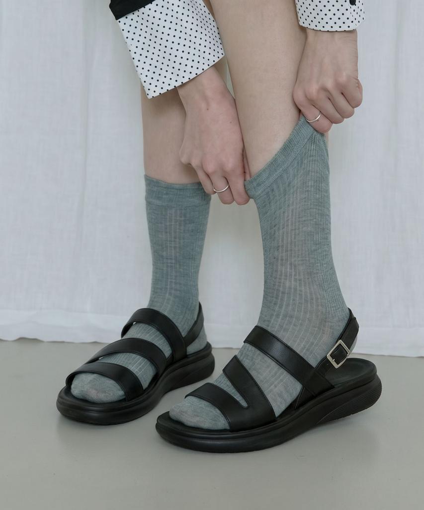 Spur Breeze Multy Strap Comfort Sandal 4.5Cm -Ws9058 (2Color)