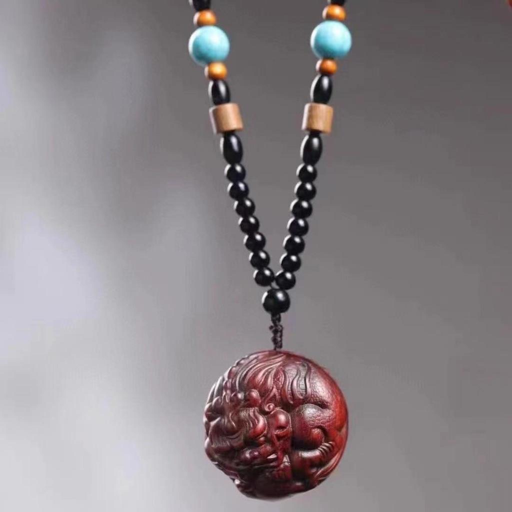 Chengui Zhao Gongming Martial God of Wealth Pendant Necklace – Five Ways God of Wealth Design for Men and Women