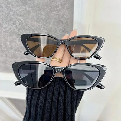 Γυαλιά ηλίου Cat Eye Επωνυμίας Γυναικεία Ανδρικά Πολύχρωμα Μικρό Πλαίσιο Γυαλιά Ηλίου Γυναικεία Καθρέφτης Χρώματα Δροσερή Μόδα