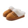 Autumn and winter cotton slippers thickened indoor home thermal velvet bedroom wedding wool slippers