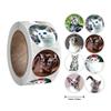 100-500pcs Lovely Cat Stickers Sealing Label Reward Stickers for School Teacher Cute Animals Kids Stationery Sticker Gift Decor