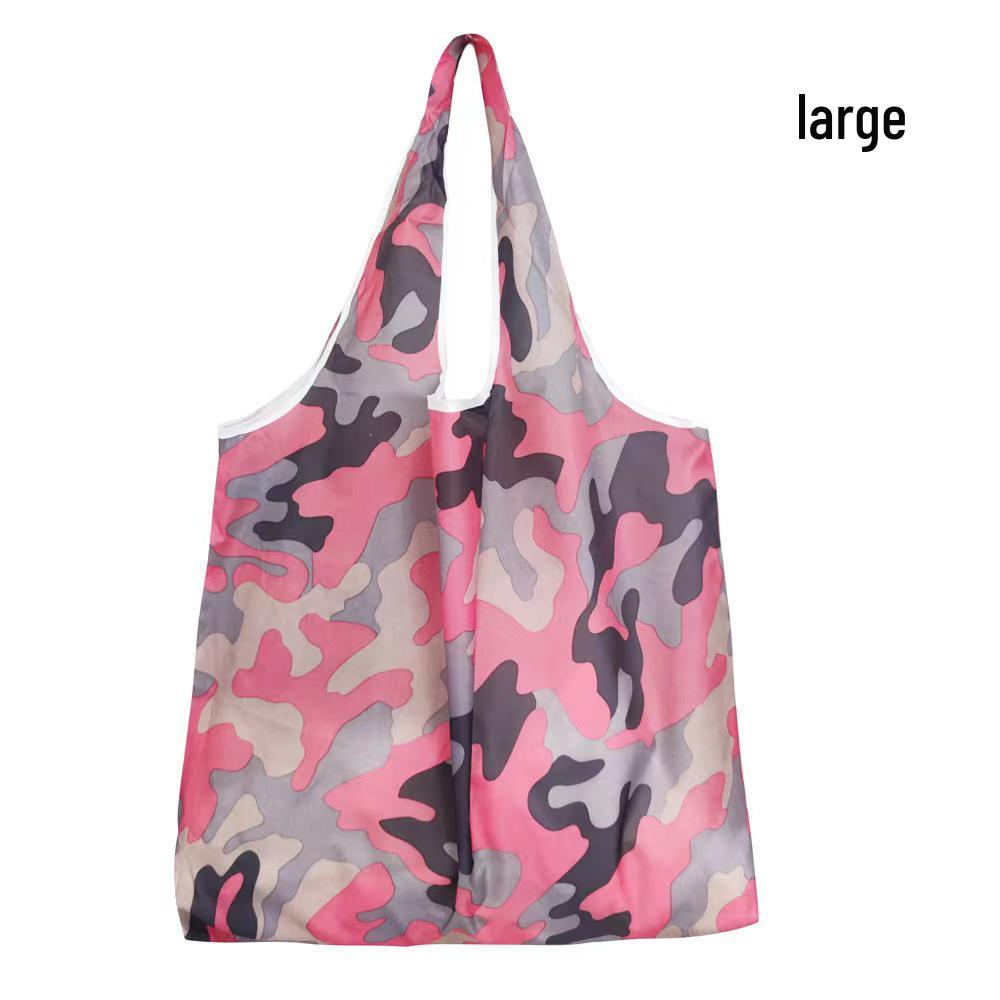 Eco-Friendly Large Capacity Foldable Tote Bag - Creative, Portable, Printed, and In Stock