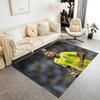 Brazilian Footballer Action Floor Rug Office Rug Suitable for Balcony Kitchen Living Rooms Entryway Anti-slip Rug Office home decor
