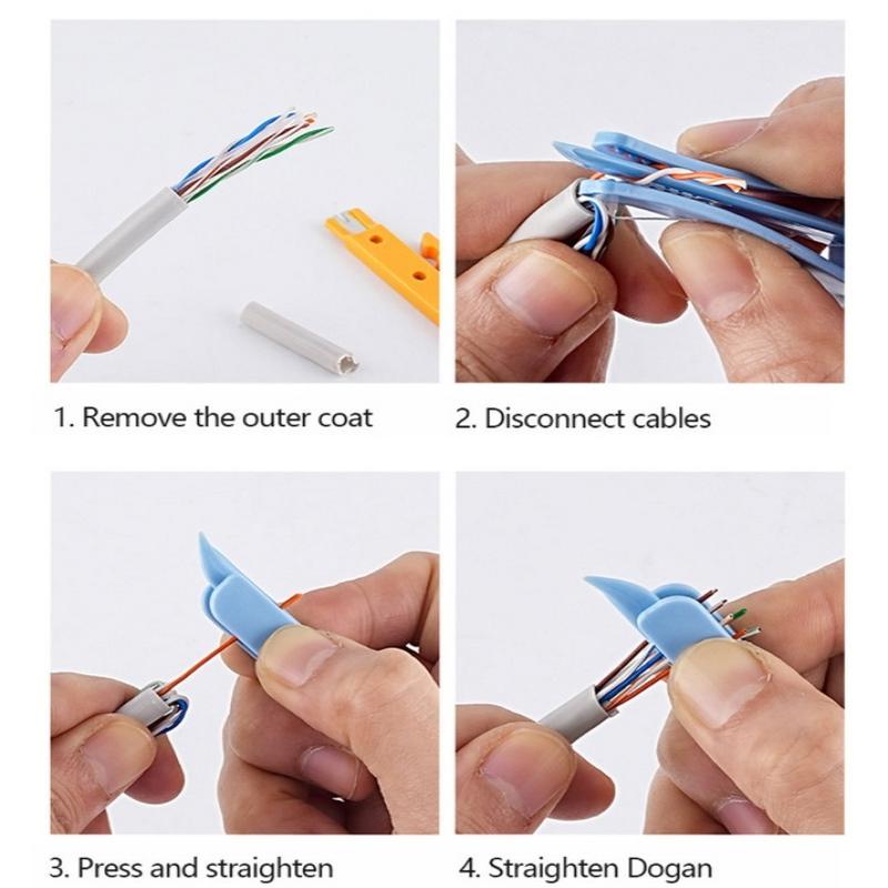 Network Cable Untwist Tool, Engineer Wire Straightener For Cat5/Cat5E/Cat6/Cat7 Wires Pair Separator Tools Quickly & Easily Untw