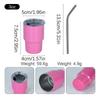 Mini 3 Oz Tumbler Vacuum Wine Whiskey Insulated Cup Stainless Steel Coffee Cup With Straw Champagne Party Gift Cup
