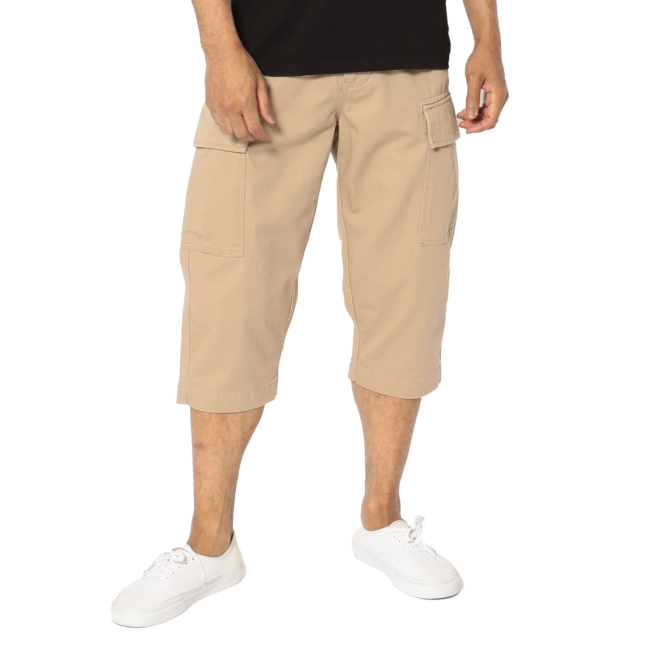 AVIREX BASIC FATIGUE CROPPED PANT 6126130 men s M khaki