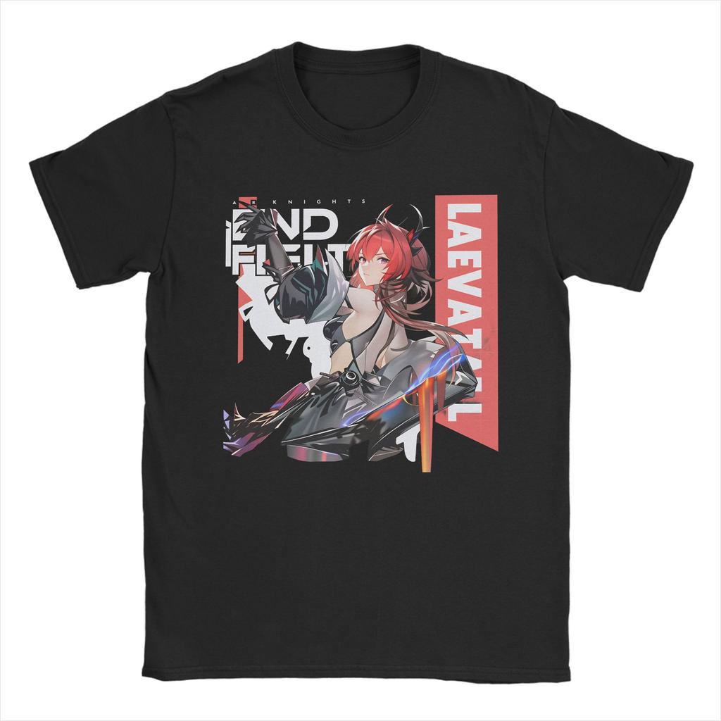 Mens TShirts Ardelia Arknights Cool Pure Cotton Tees Short Sleeve  T Shirts Crew Neck Clothing Plus Size