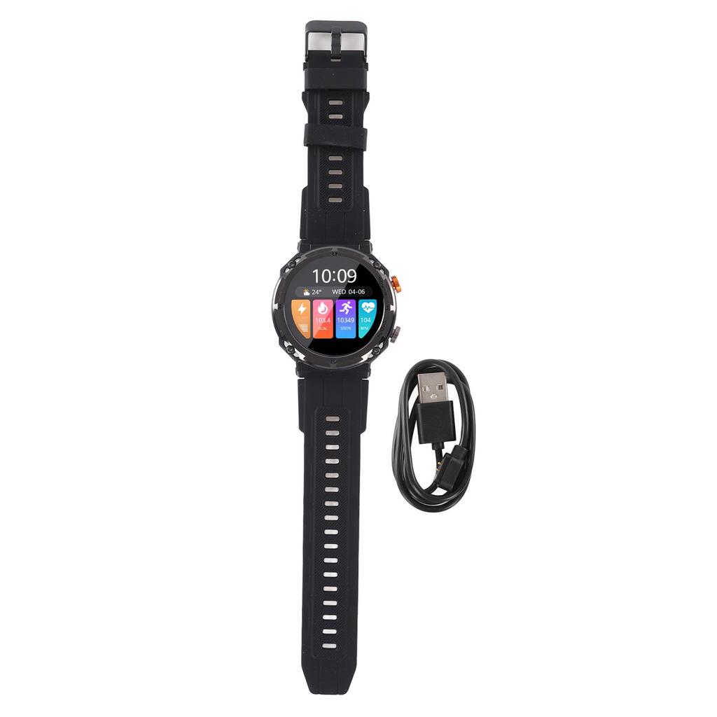 Children Intelligent Watch Outdoor Dust Water Temperature Resistant Watch AI Call Sport Watch Black