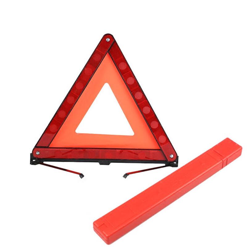 Reflective Car Warning Triangle with Tripod
