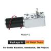 High Torque 5840-31ZY 58x40mm Worm Gear Motor 12V/24V 7RPM-470RPM All Metal Gears 2.5/2.1mm Plug for Vending Machine DIY Project