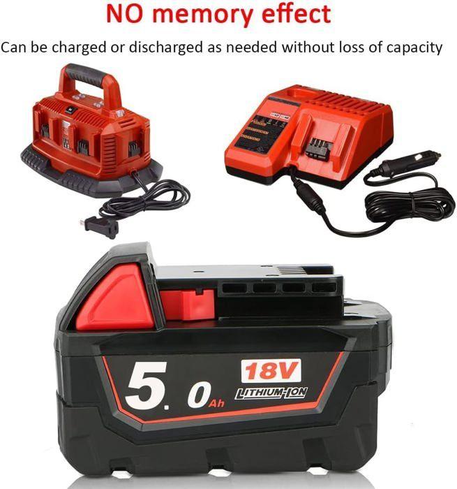 Batterie - Waitley - WTL1015-6A - Li-Ion 18V - 5000mAh - Compatible Milwaukee