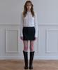 Plack Woman Low Mini Skirt M22 Dark Indigo