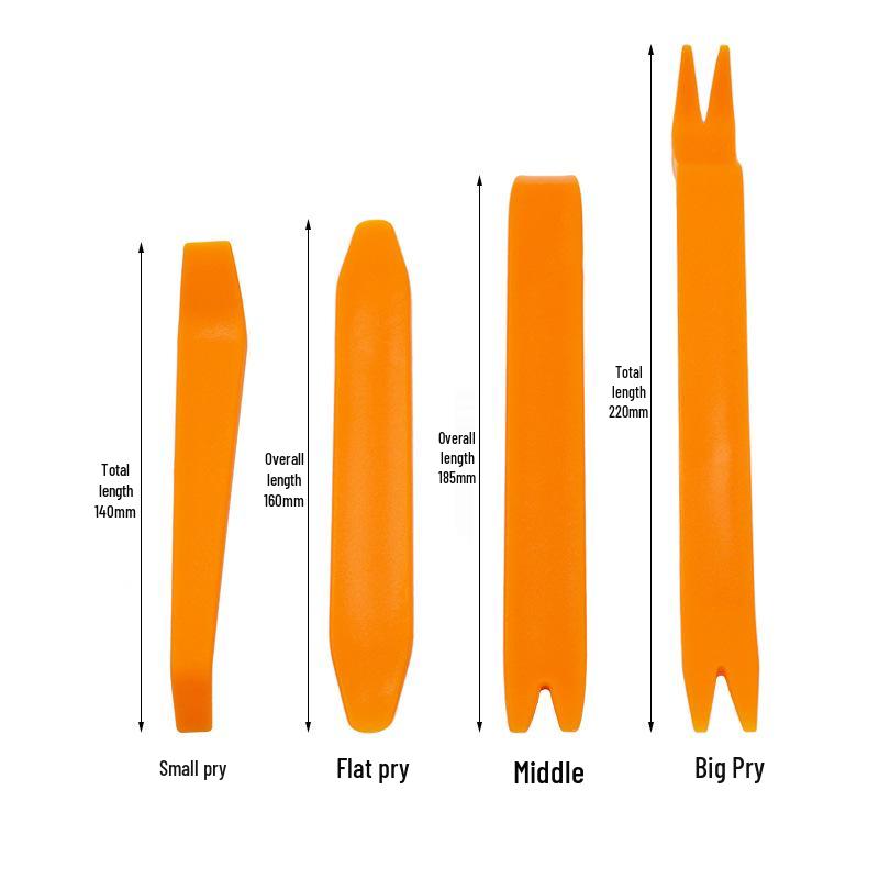 Sada nástrojů pro demontáž autorádia a obložení