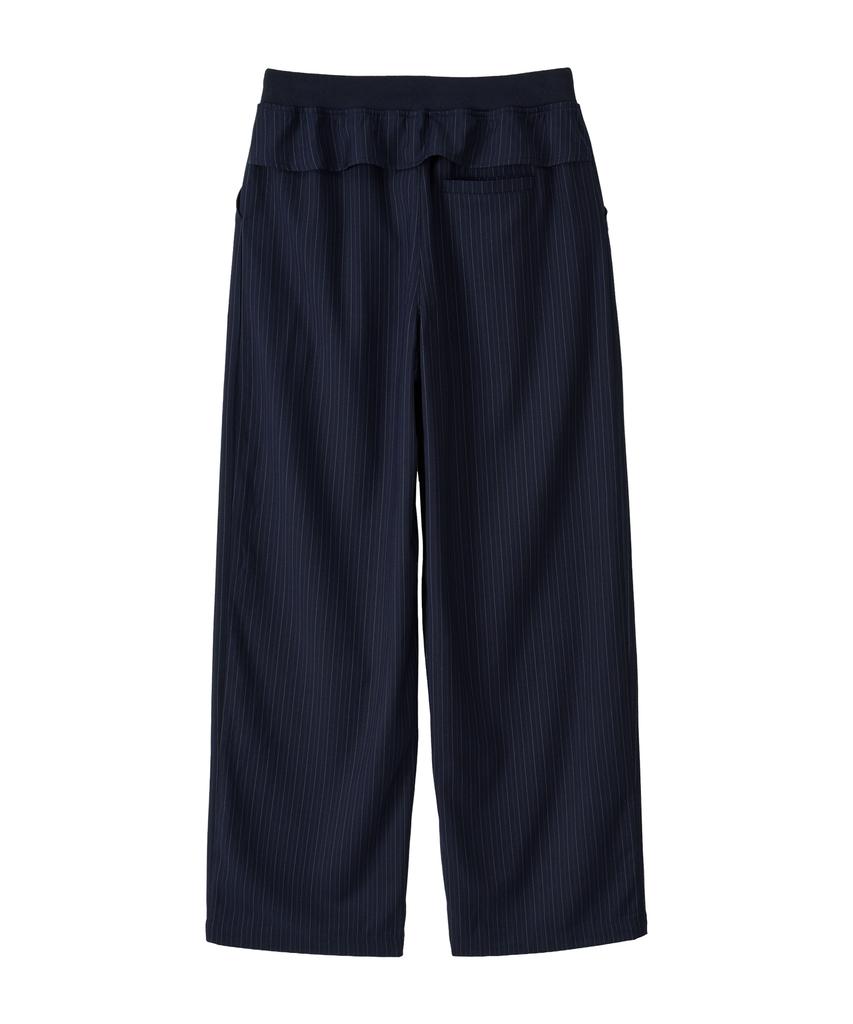 Biteoseljeu Pinstripe Wide Banded Slacks - Navy