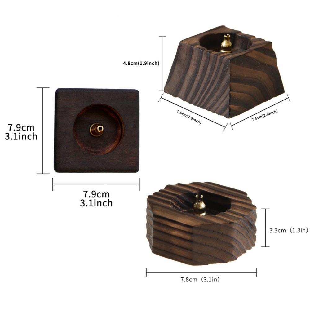 Wooden Incense Holder Meditation Agarwood Tray Decorative Incense Stick Burner  Tea Ceremony