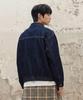 Agod Washed Crop Zip-Up Denim Jacket [Raw Indigo]