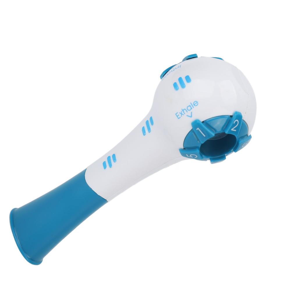 Breathing Exercise Device Portable Lung Trainer Inspiratory Expiratory for Natural Mucus Relief