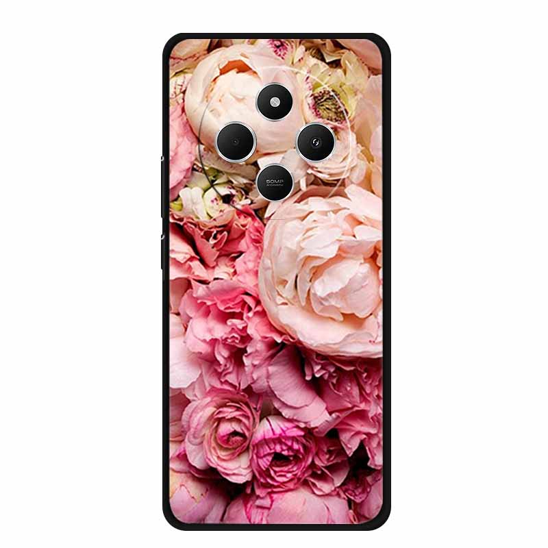 For Xiaomi Poco C75 Case PocoC75 Coque Black Silicone Soft Phone Case For Redmi 14C 14R A3 Pro Back Cover Case Redmi14C 14 C Bag