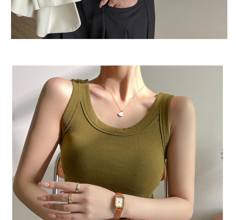 Women's Spicy Ribbed Knit Modal Tank Top - Spring & Autumn Layering Camisole