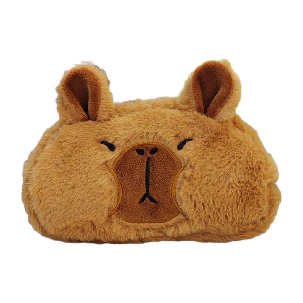 Pluszowy Piórnik Kapibara Nowatorska Torba na Długopisy dla Chłopców i Dziewcząt Dziecko Biuro