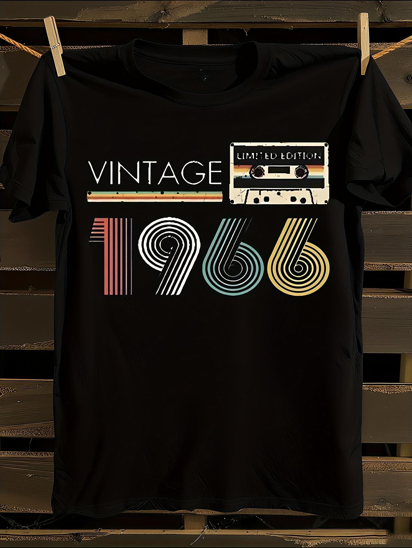 Vintage 1966 Limited Edition Retro Cassette Tape Graphic ... XXXXL