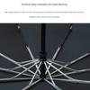300T Super Splash Water Double 116cm Extra Large Fully Automatic Umbrella Ten Bones Anti-Wind and Rain Men Foldable Business Umbrella