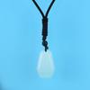 Natural Amethyst Agate Hexahedron Pendant Necklace Rough Stone Gemstone Necklace N615