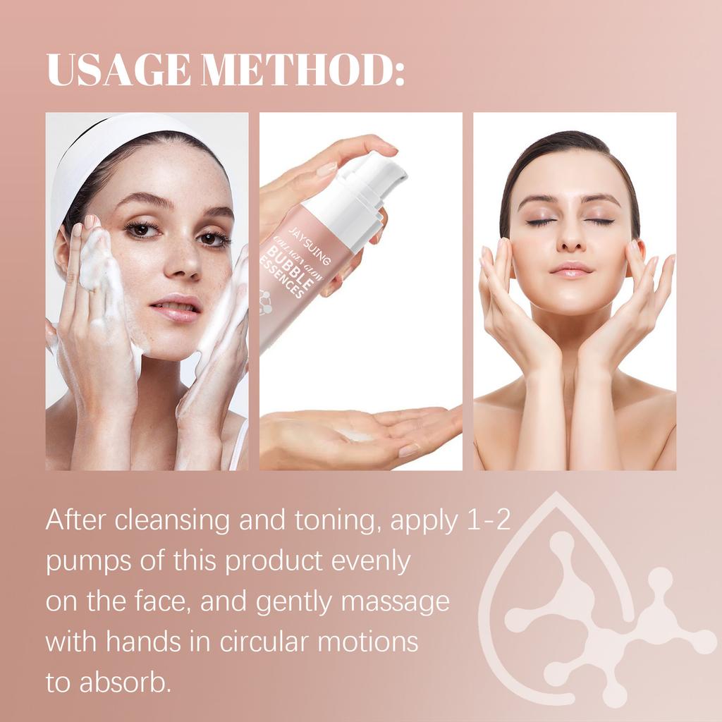 Collagen Light Bubble Serum Repair Dullness Firming Facial Skin Anti-Wrinkle Nourishing Skin Care Essence