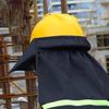 Summer Sun Shade Safety Hard Hat Neck Shield Helmet Sun Shade Reflective Stripe Cap Cover for Construction Workers