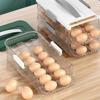 Egg Storage Box Refrigerator Preservation Rolling Egg Box Holder Drawer Type Kitchen Storage Egg Box