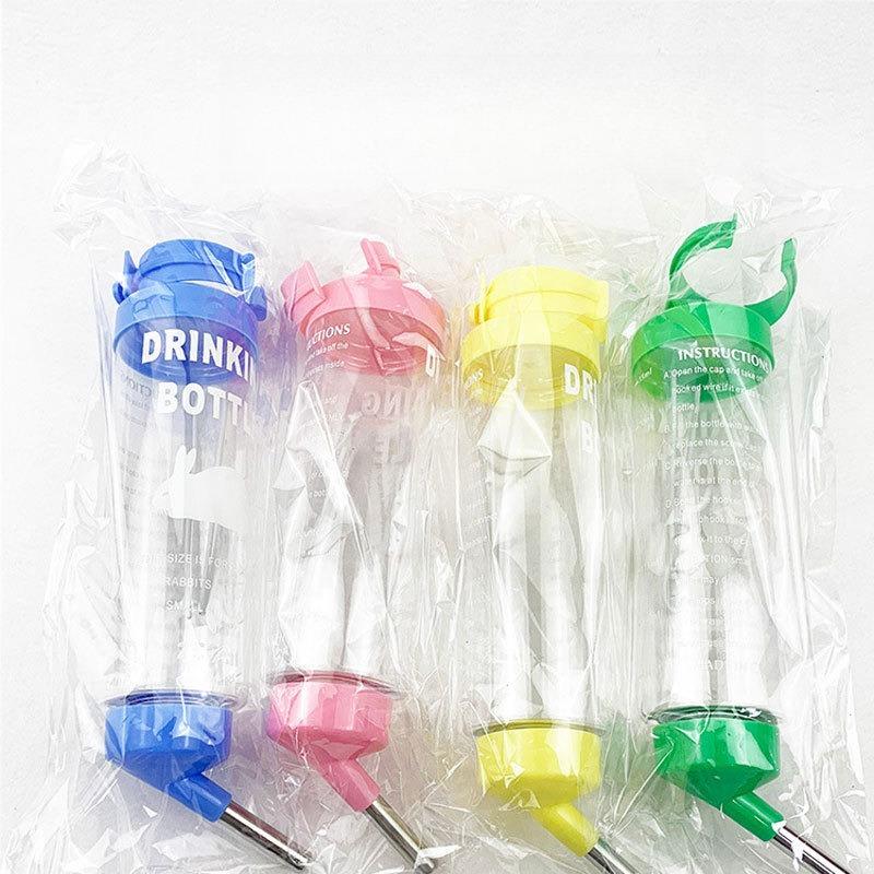 Hanging Small Pet Water Bottle No‑Drip Stainless Steel Spout For Hamster Rabbit Guinea Pig Cage