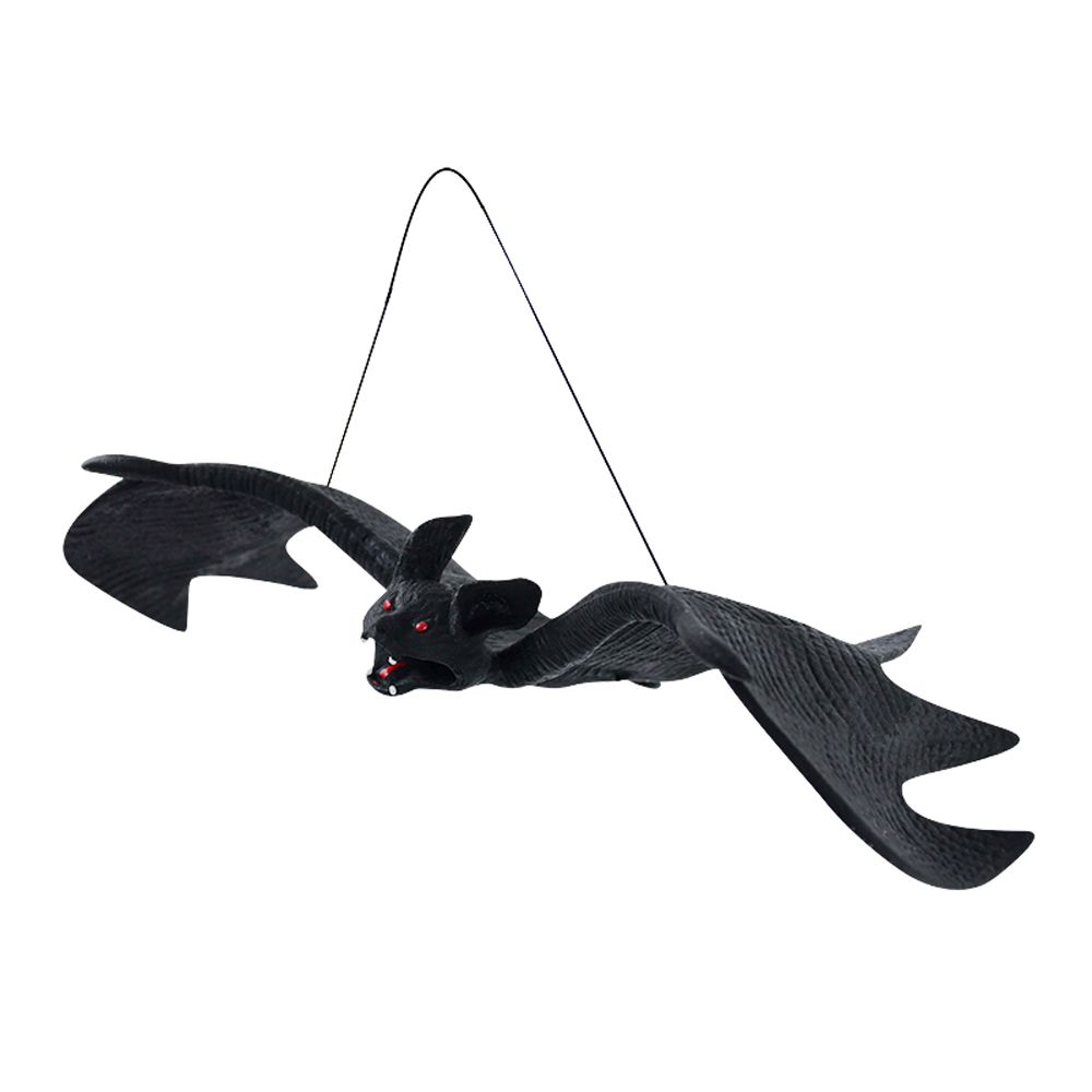 Halloween Hanging Decoration Lifelike Fake Bat Haunted House Horror Props Haunted House Decoration