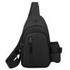 Men's New Fashiable and Casual Versatile Chest Bag, Lightweight, Durable, Multi Pocket, Solid Color, Adjustable Shoulder Strap