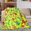 Christmas Blanket Cover Soft And Comfortable Plush Wool Flannel Blanket