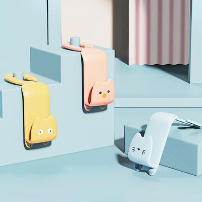 2Pcs/Set Seat Hanger Cartoon Shape Waterproof PP Creative Rear Headrest Hanging Car Hook for Clothes