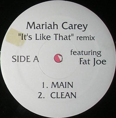 12-Zoll-Schallplatte MARIAH CAREY, FAT JOE - It's Like That (Remix) KEINE Nicht auf dem Etikett 2005 US Dance & Electronica Gebraucht