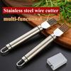 Cut Scallion Shreds Stainless Steel Multifunctional Kitchen Use an Ultra-fine Hand Wire Green Onion Slicer Garlic Shredder